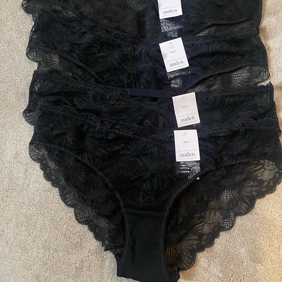 Auden Other - Auden Women's Elegant Black Lace Panties